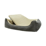 Madison Hundesofa, orthopädisch, Memory Foam, grau, Größe S