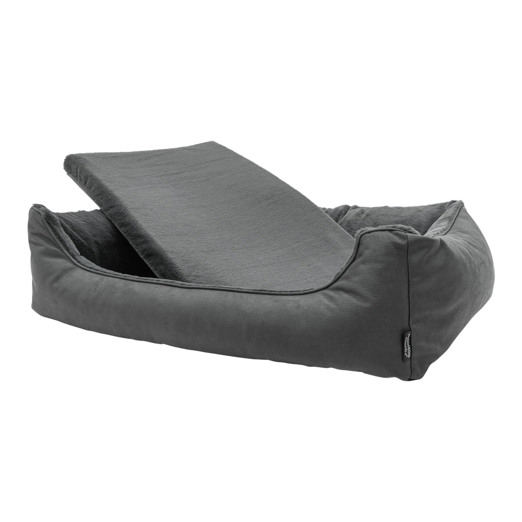 Madison Hundesofa, orthopädisch, Memory Foam, grau, Größe S