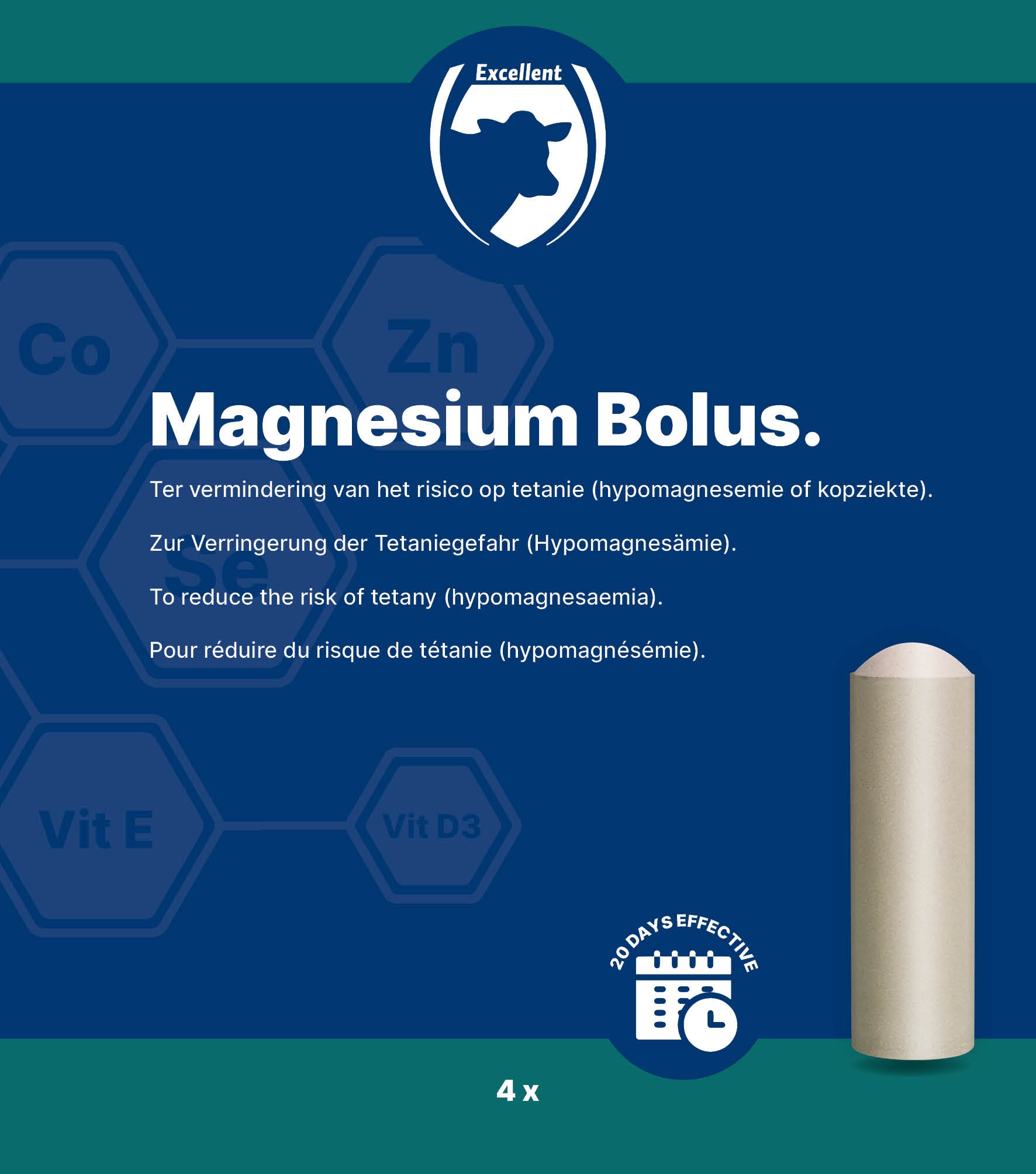 Excellent Magnesium Bolus für Rinder