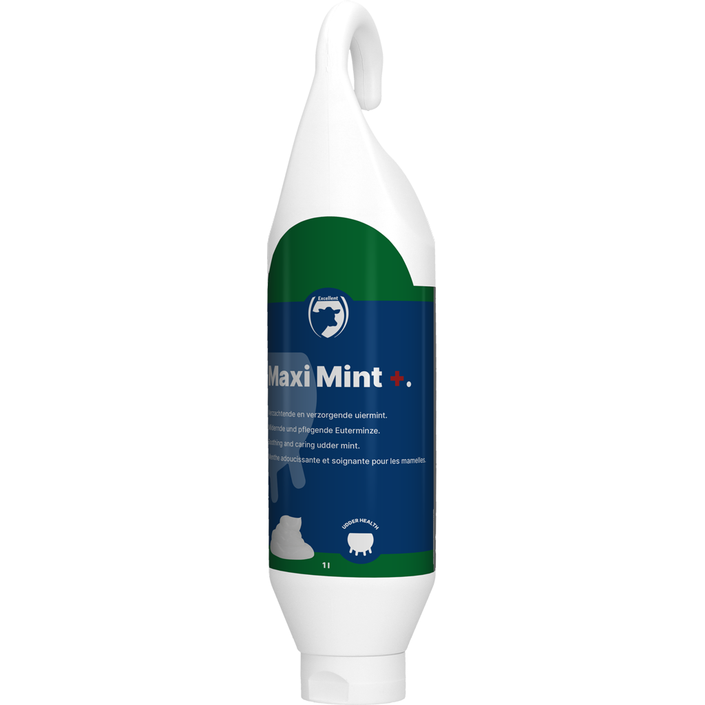 Excellent Maxi Mint+, Eutergel, kühlend und wärmend, für Milchkühe, 1 l