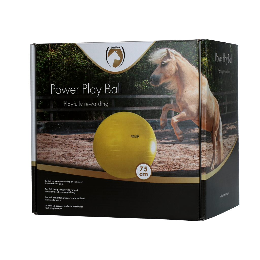 Maximus Spielball Pferd, Ø 75 cm, gelb
