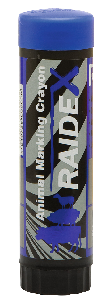 Raidex Viehzeichenstift, drehbar, blau