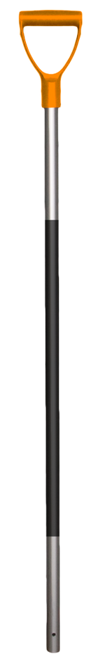 Mistgabelstiel Aluminium, 115 cm, Ø 28 mm, Gummigriff, orange