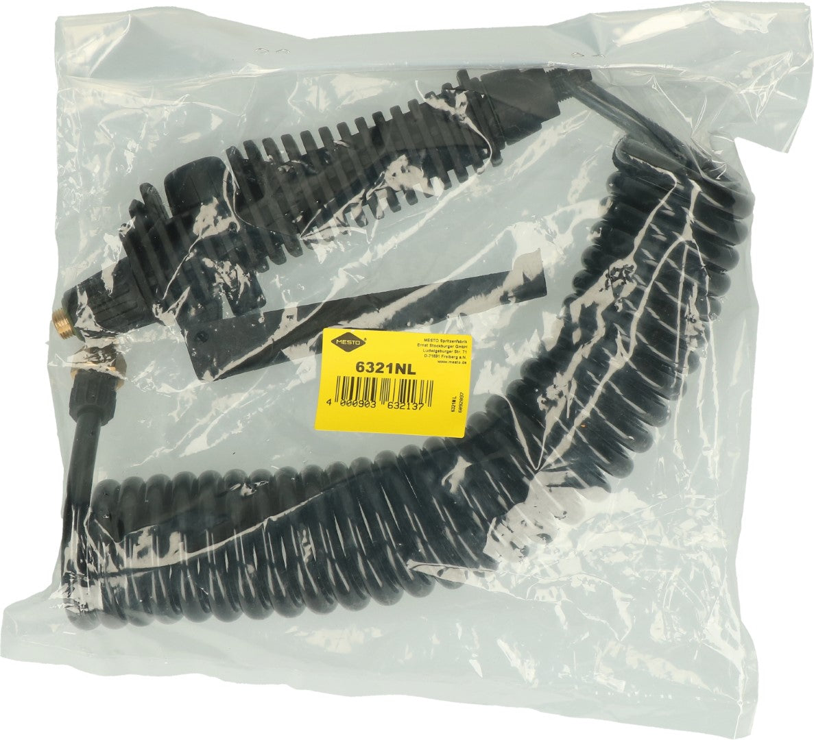 Mesto Spiralschlauch, mit Revolverventil, passend für Inox Plus 6 l, 2,5 m