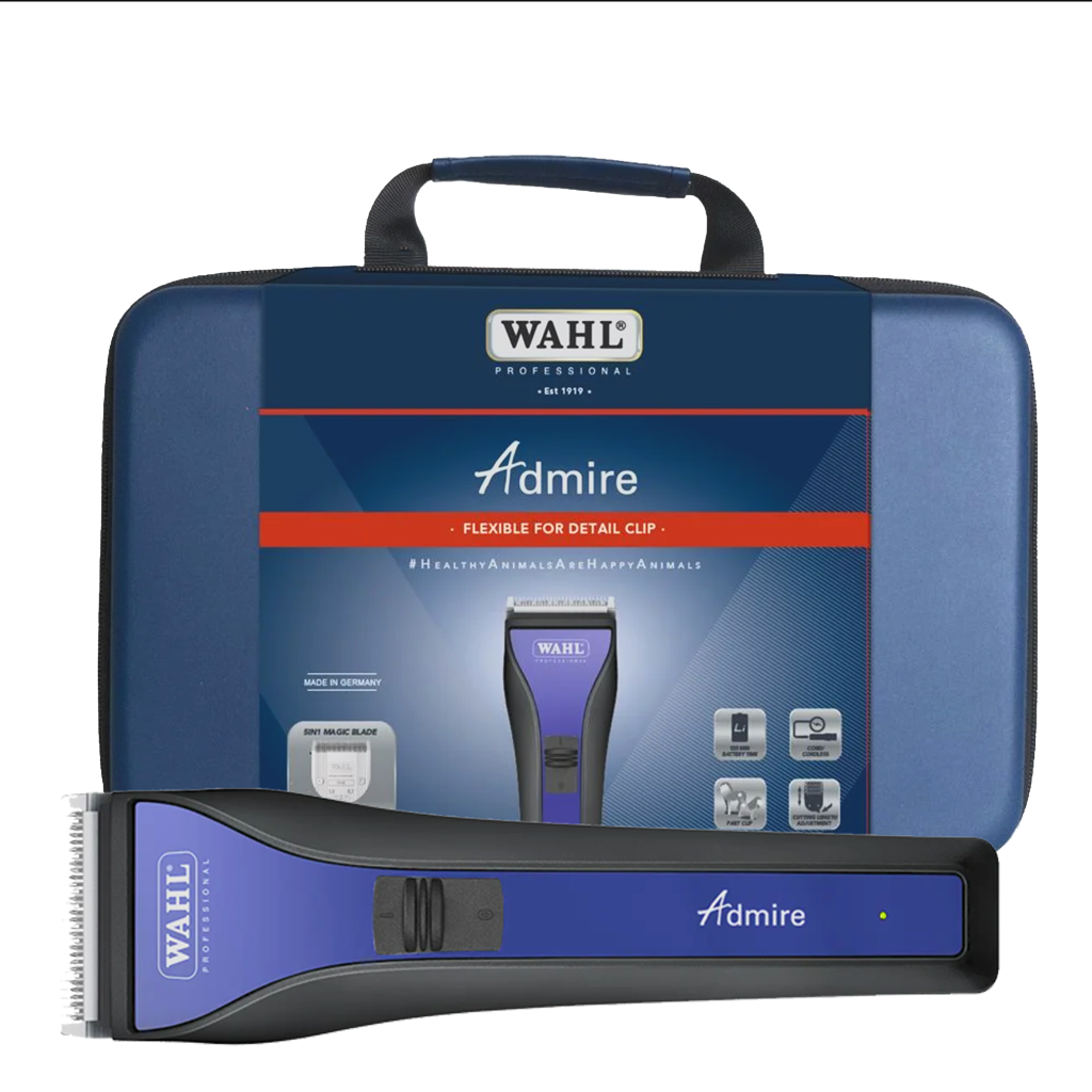 Wahl Admire Pferdeschermaschine, Akku/Netzbetrieb, Schnittlänge 0,7–3 mm