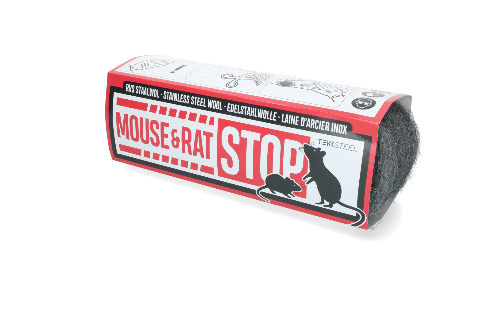 Stahlwolle Edelstahl 434, Mäuse- und Rattenschutz, 200 g