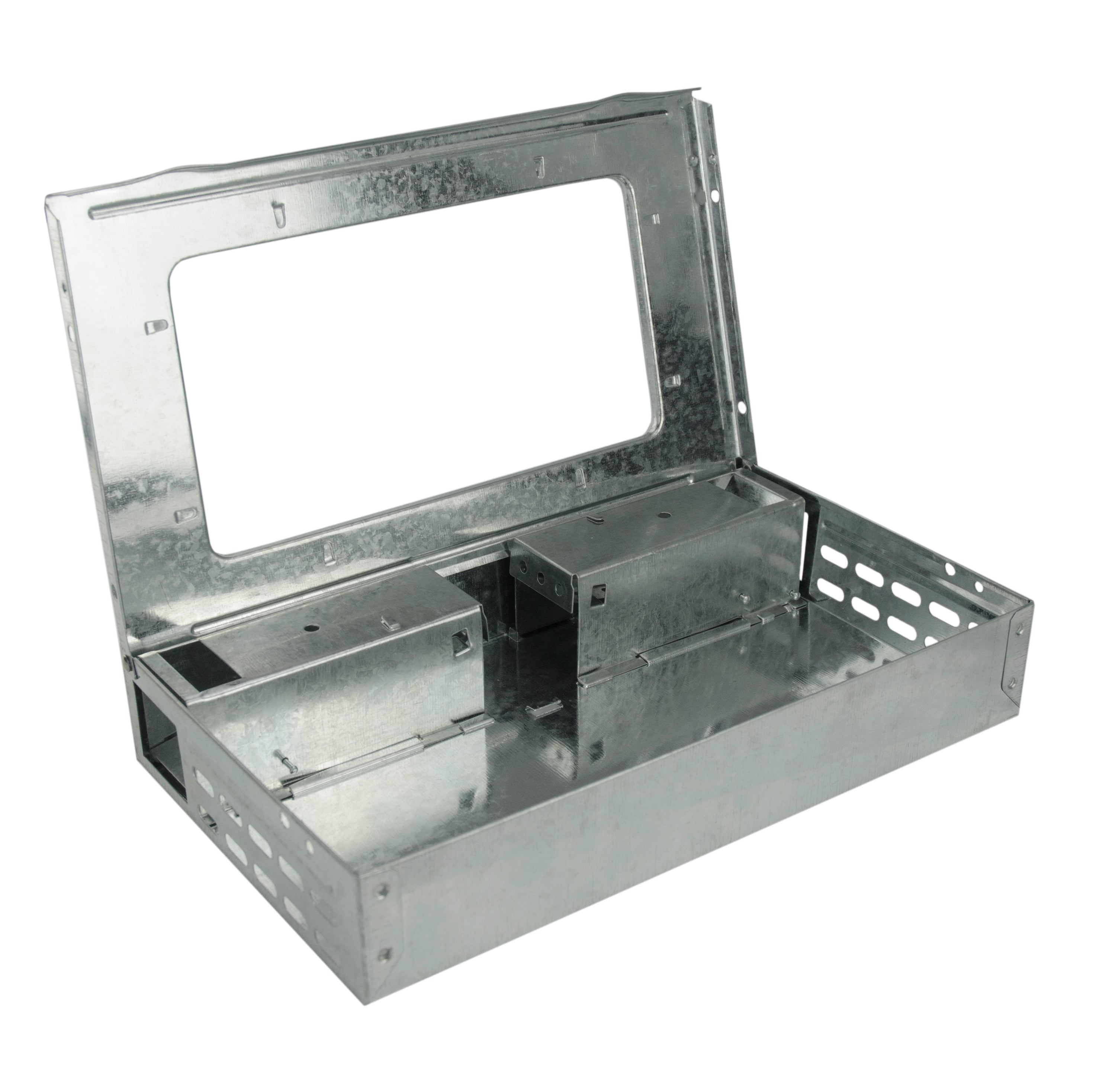 Mäusefalle lebend, Sichtfenster, für mehrere Mäuse, 26,4 x 16 cm, Hofman Pest Control
