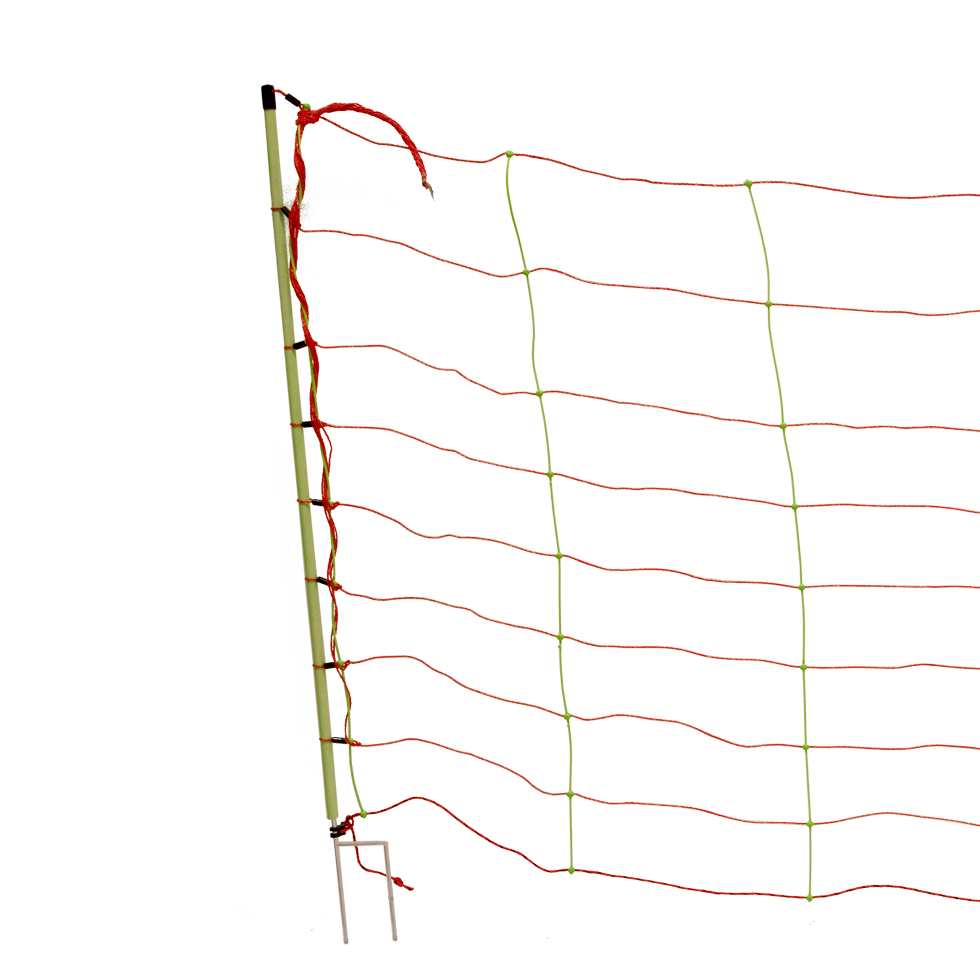 Euro-Netz Combi, Elektrozaunnetz, 50 m, 106 cm, Doppelspitze, für Schafe und Ziegen