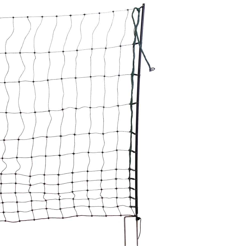 Geflügelzaun Euro-Netz Combi, 112 cm, Doppelspitze, 50 m