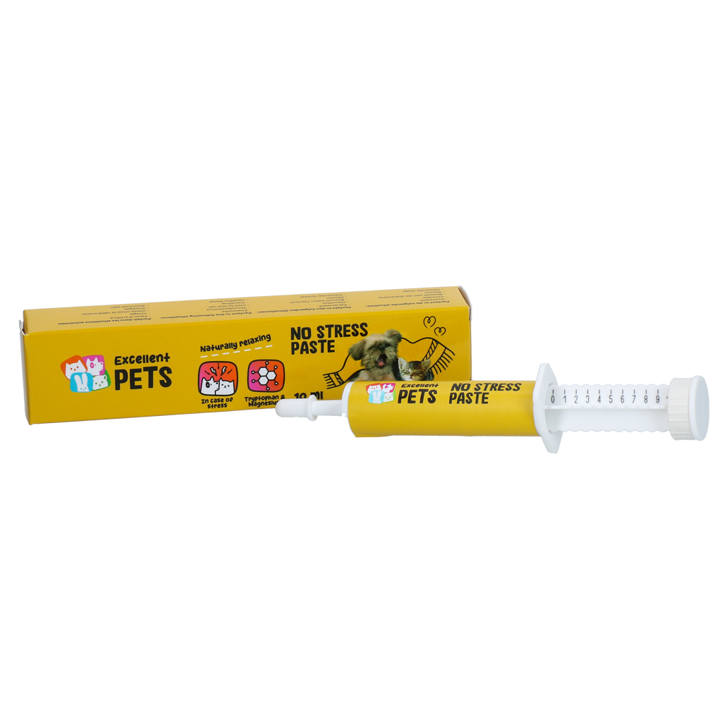 Excellent Pets No Stress Paste, Hunde und Katzen, Ergänzungsfuttermittel, 10 ml