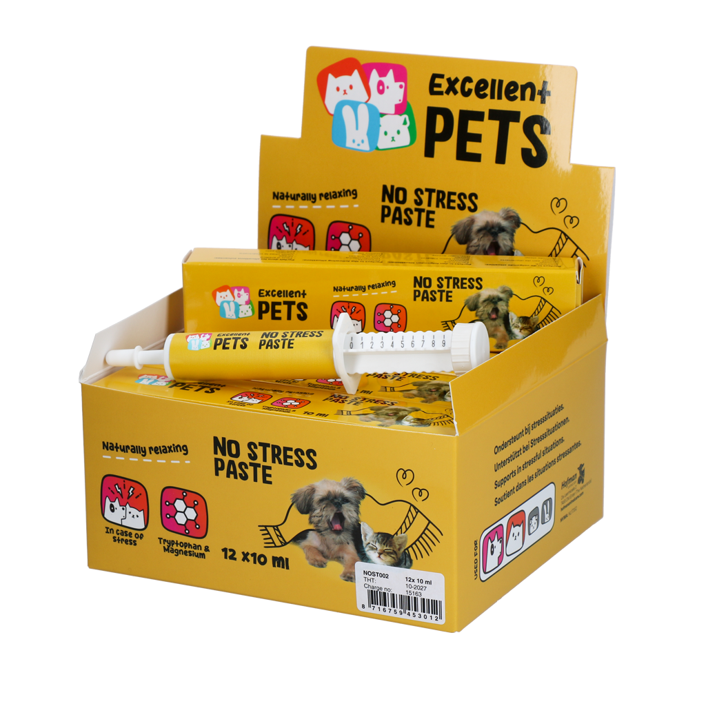 Excellent Pets No Stress Paste, Hunde und Katzen, Ergänzungsfuttermittel, 10 ml