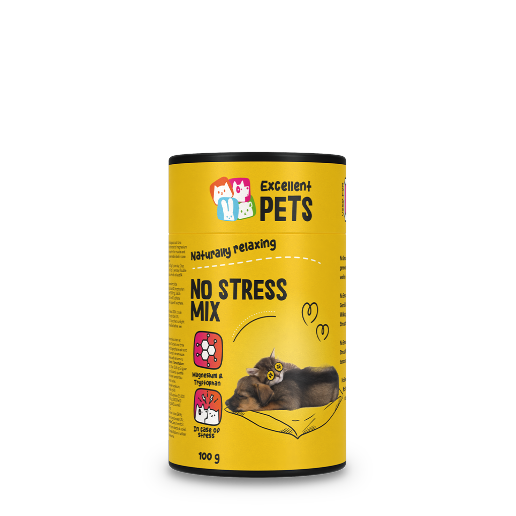 Excellent Pets No Stress Mix, Ergänzungsfuttermittel für Hunde und Katzen, 100 g