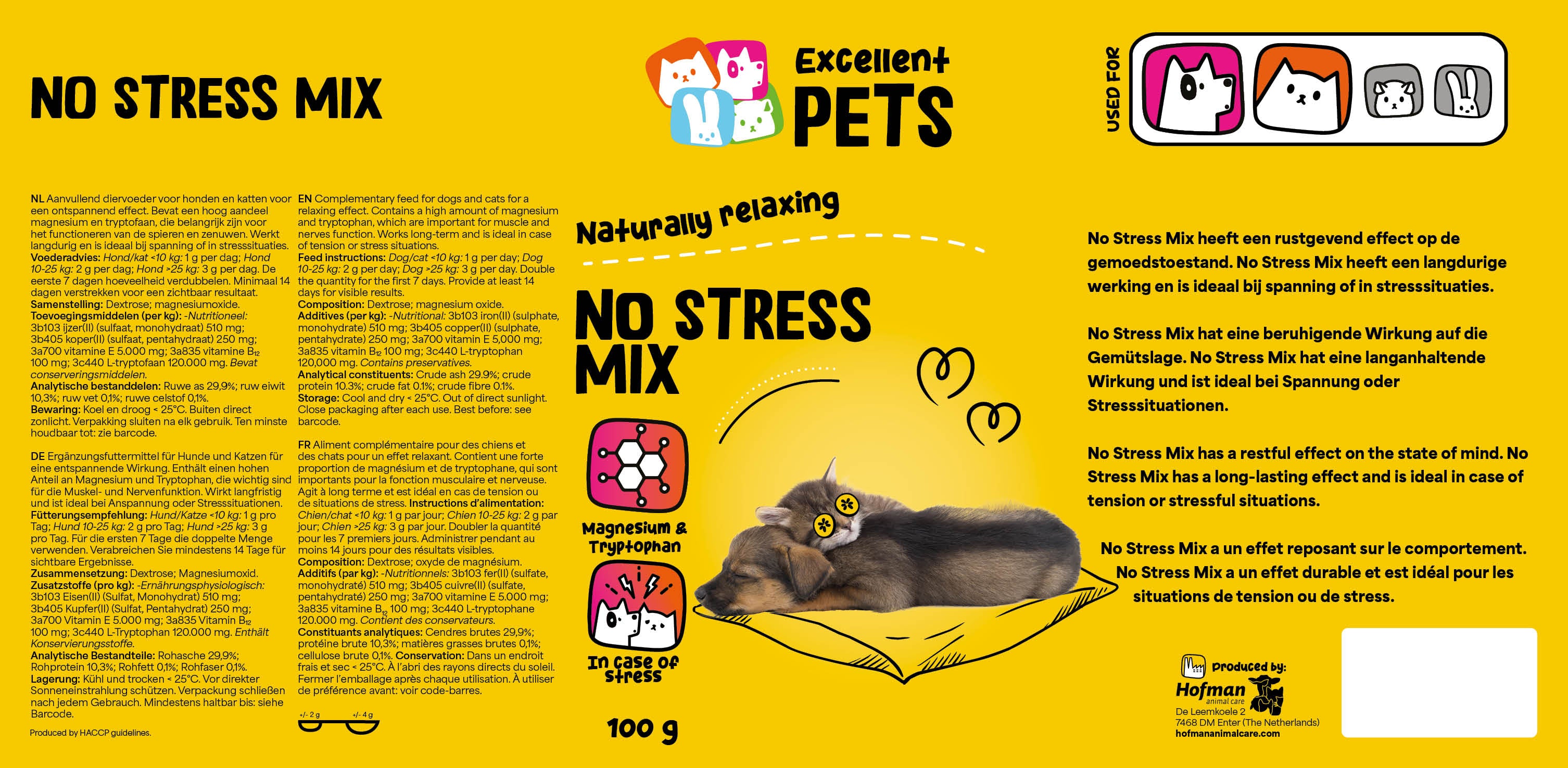 Excellent Pets No Stress Mix, 100 g