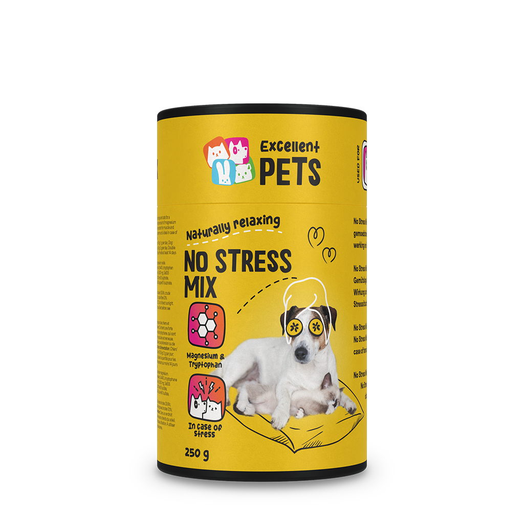 Excellent Pets Ergänzungsfuttermittel, No Stress Mix, Hunde und Katzen, 250 g