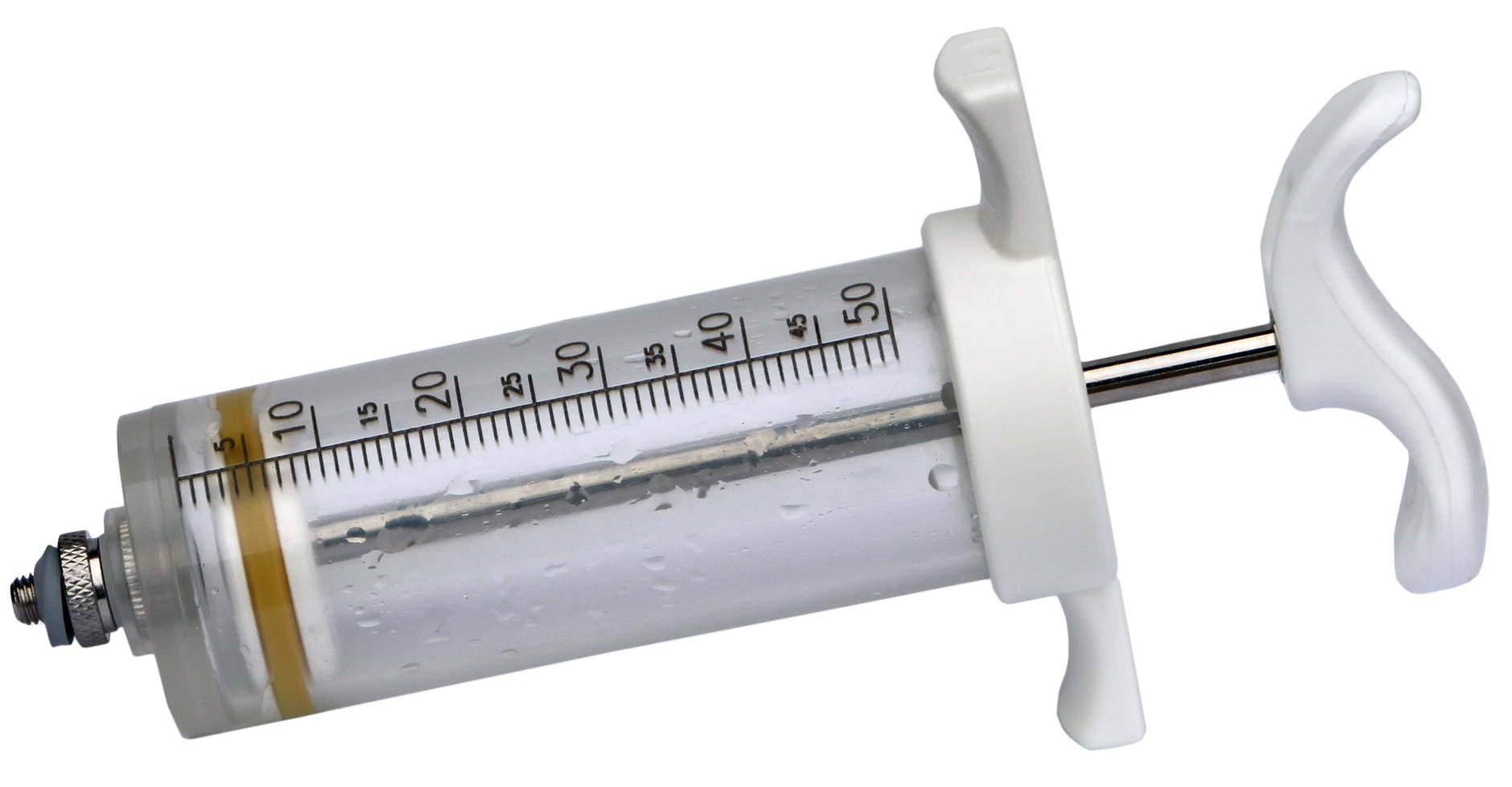Nylon Spritze, 5 ml, Schraubgewinde, für Rindvieh