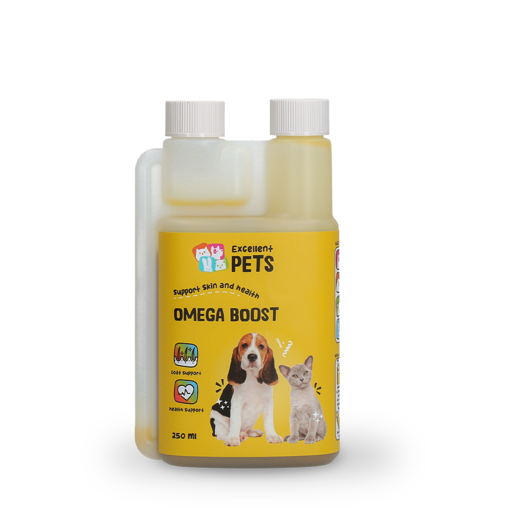 Excellent Pets Omega Boost, Ergänzungsfuttermittel, Hunde, Katzen, Kaninchen, Nager, 250 ml