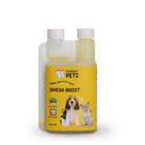 Excellent Pets Omega Boost, Ergänzungsfuttermittel, Hunde, Katzen, Kaninchen, Nager, 250 ml