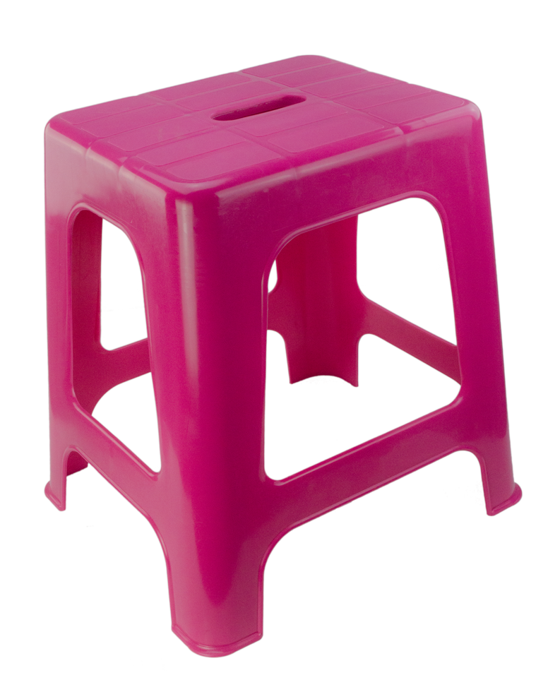 Aufstieghilfe und Sitz, Rosa, 41 x 26 x 32 cm