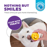 Outward Hound Hundespielzeug Orbee-Tuff Nooks, befüllbar, Gelb, 6 x 6 cm