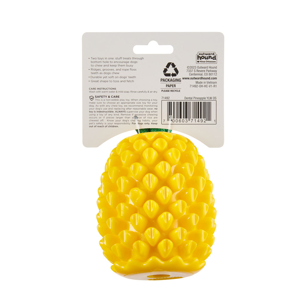 Outward Hound Kauspielzeug Dental Pineapple