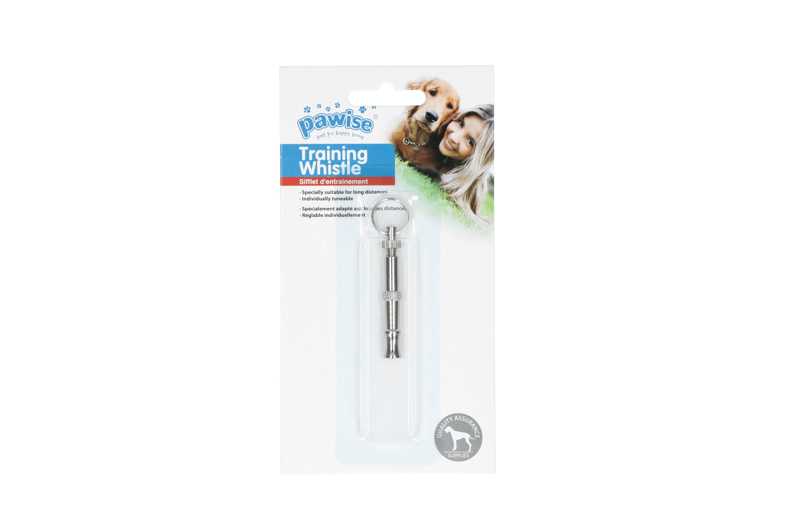 Pawise Hundepfeife, einstellbar, silber, 5,5 cm