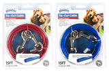 Pawise Anbindekabel, Stahl, Vinyl beschichtet, 5 m