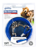 Pawise Anbindekabel, Stahl, Vinyl beschichtet, 5 m
