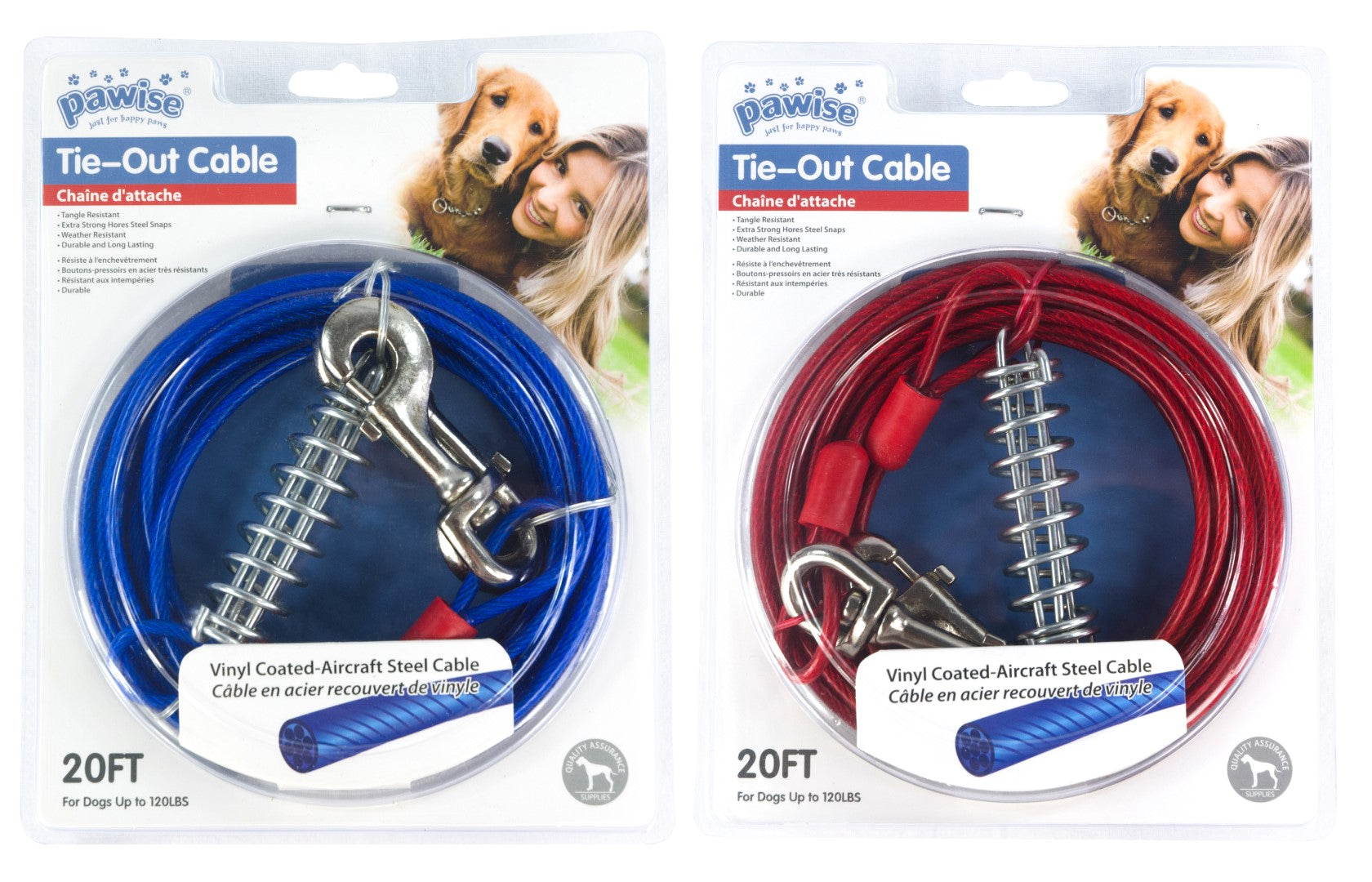 Pawise Hunde Auslaufkabel, heavy duty, 7 m