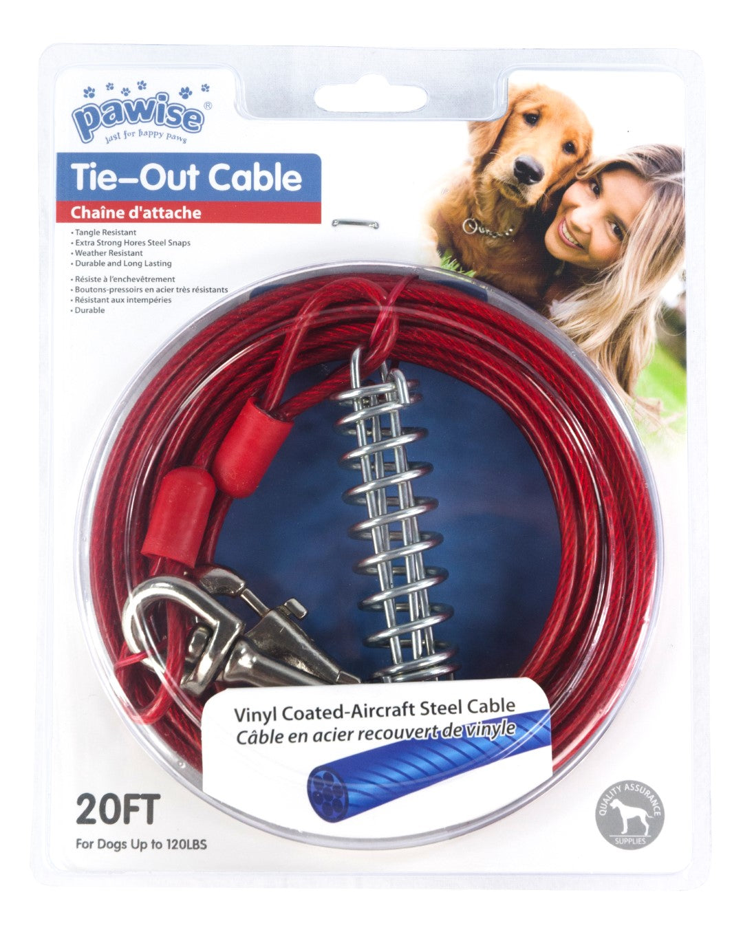Pawise Hunde Auslaufkabel, heavy duty, 7 m