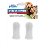 Pawise Fingerzahnbürste, Silikon, für Hunde, 2 Stk