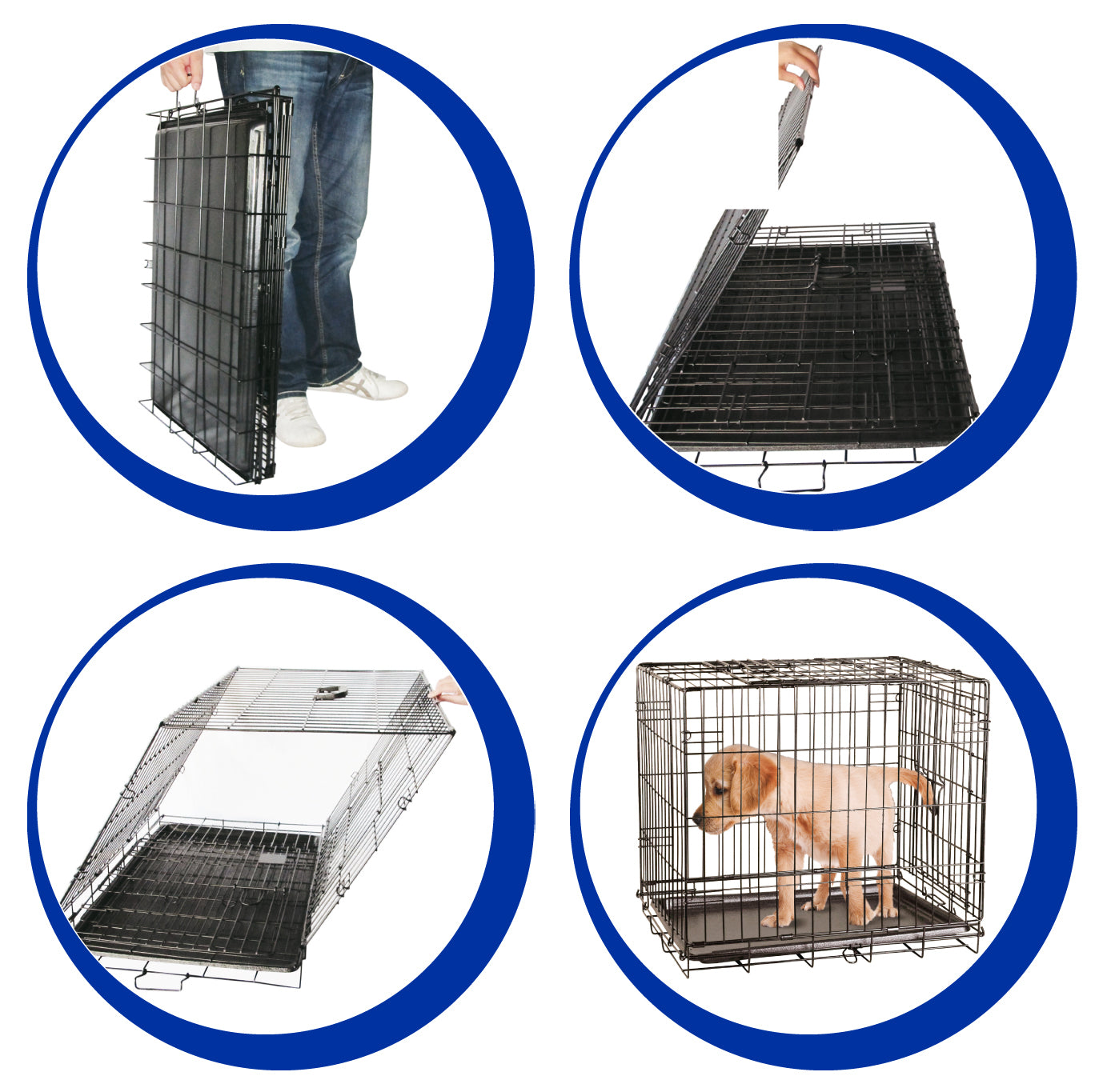 Pawise Hundebox Gitter, XXL, 122 x 76 x 84 cm