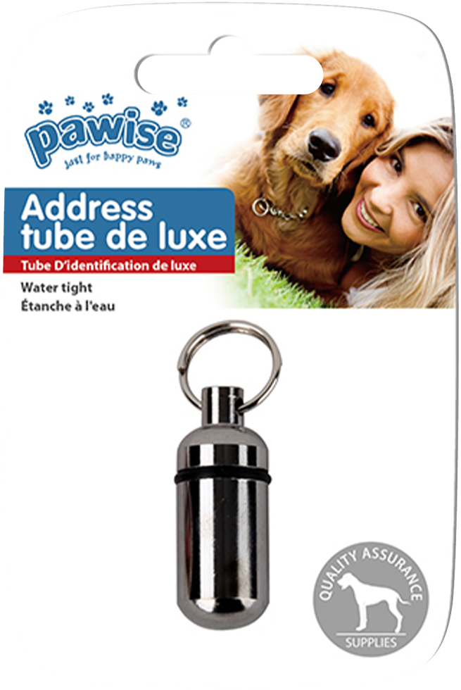 Pawise Adressanhänger, wasserdicht, 36 mm, für Hund und Katze