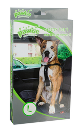 Pawise Sicherheitsgurt mit Geschirr, Hund, Größe L, Brustumfang 70–90 cm