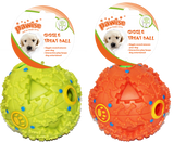 Pawise Hundespielzeug Ball, Snacköffnung, kichernd, Kunststoff, Ø 9 cm