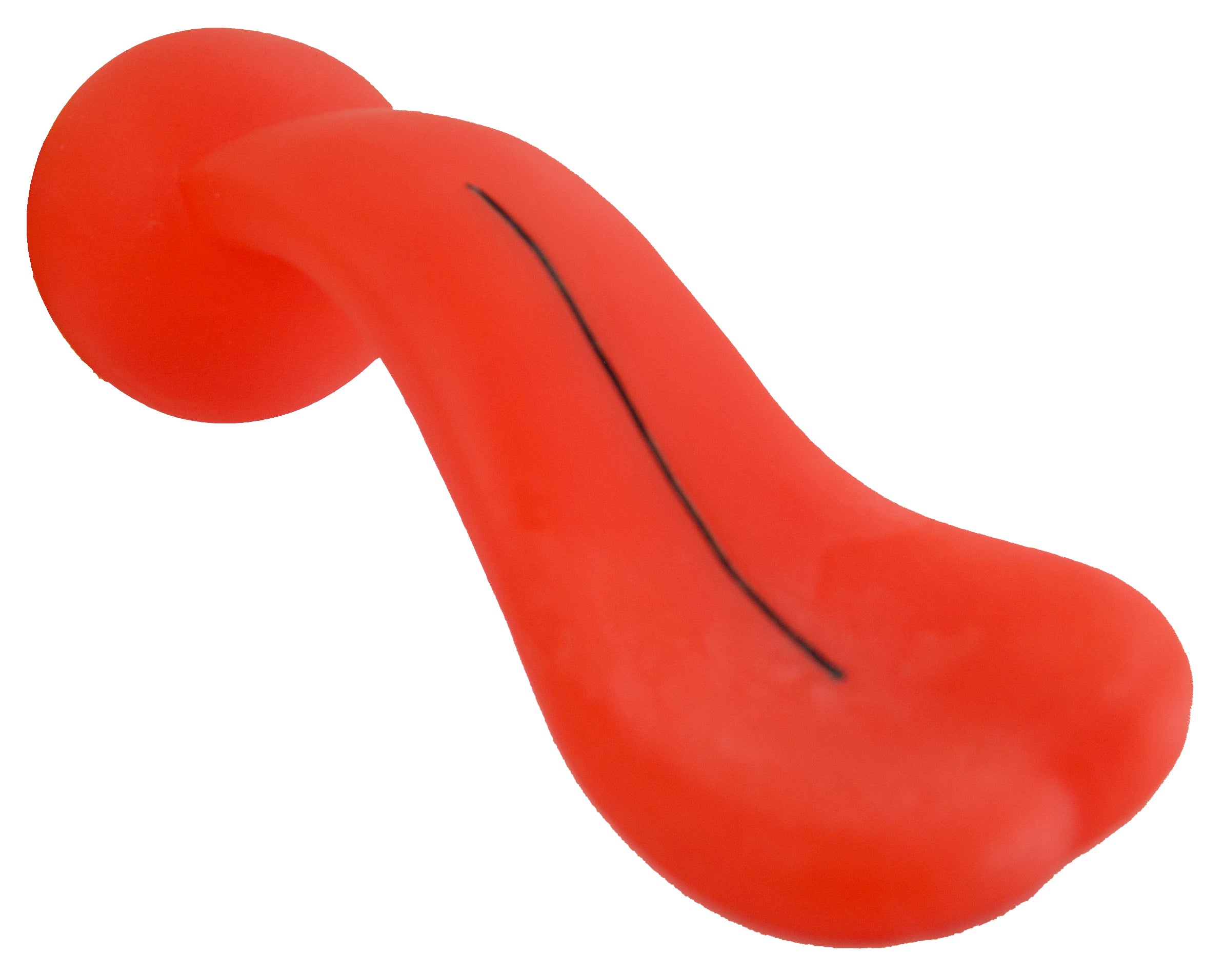 Pawise Hundespielzeug, Funny Face Long Tongue, mit Quietscher