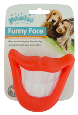 Pawise Hundespielzeug Funny Face Big Tooth, mit Quietscher