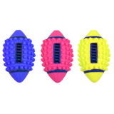 Pawise Hundespielball, Vinyl, Noppen, Quietscher, oval, 12,5 cm