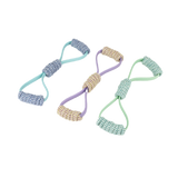 Pawise Hundespielzeug, Seil mit Kunststoffreifen, 8-Form