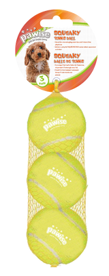 Pawise Tennisball, Quietscher, Ø 6 cm, 3 Stk
