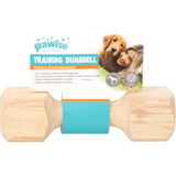 Pawise Apportierhantel Holz, Eiche, schwimmfähig, M, 20 cm