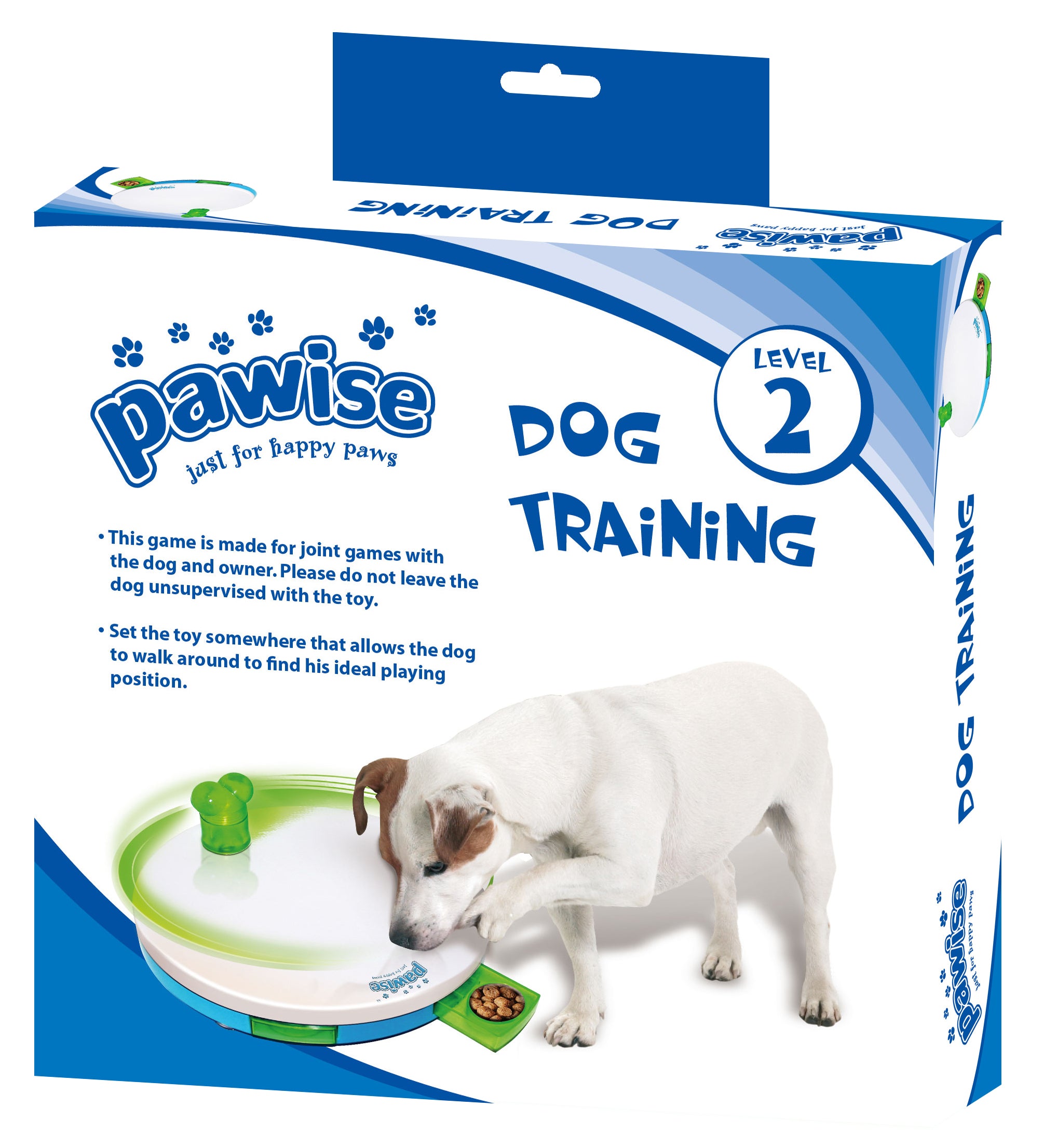 Pawise Hundespielzeug, Intelligenzspielzeug, Level 2, Spinning Feeder, 27,5 x 4 cm