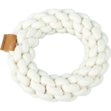 Pawise Ring aus Baumwolle für Hunde, 19 x 19 cm, beige