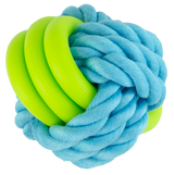 Pawise Hundespielzeug, Apportierball mit Zwillingsseil, Ø 7 cm