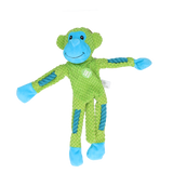 Pawise Hundespielzeug Affe, 5 Quietscher, Seilarme, 36 cm