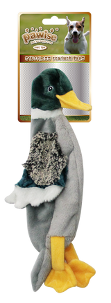 Pawise Hundespielzeug, Plüsch, Ente, mit Quietscher, 30 cm