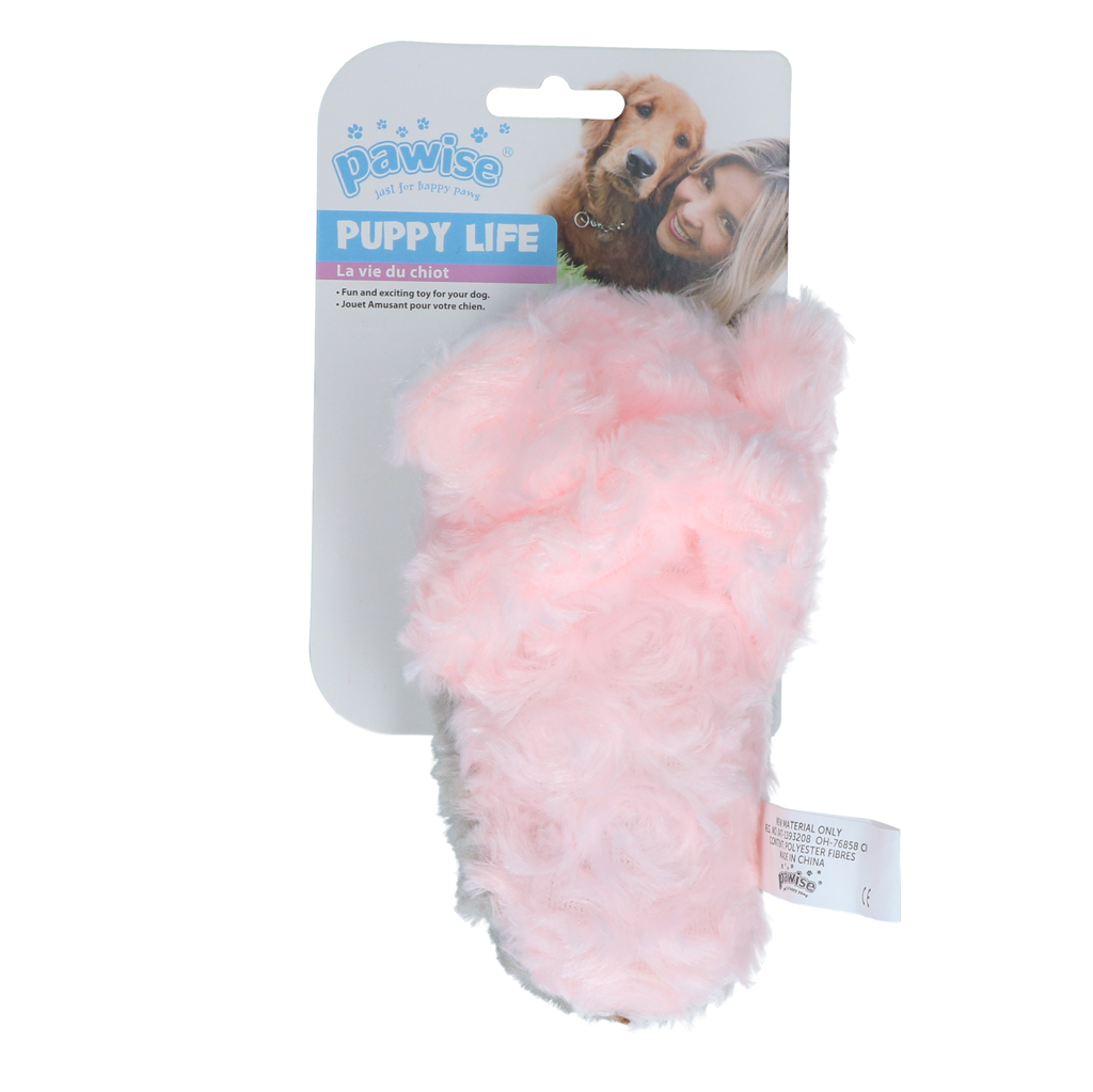 Pawise Welpenspielzeug, Hausschuh-Design, mit Quietsche