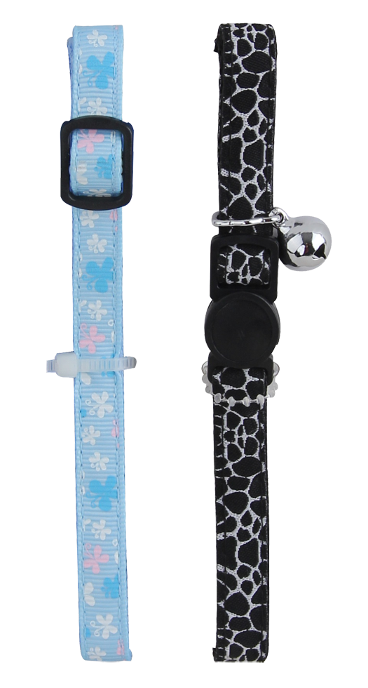 Pawise Katzenhalsband, Nylon, verstellbar, blauer Schmetterling
