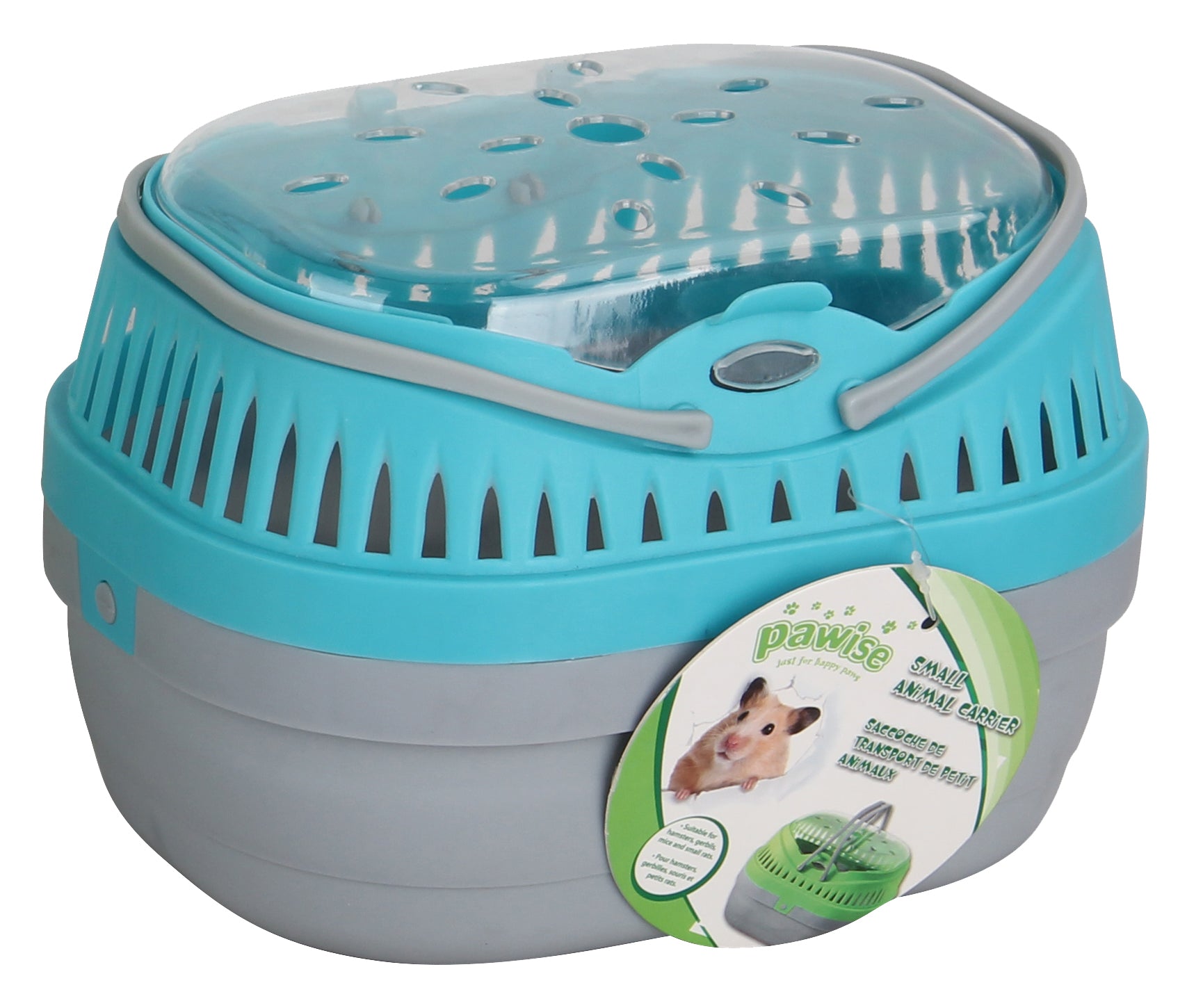 Pawise Kleintier Transportbox, S, 23 x 17 x 15,5 cm