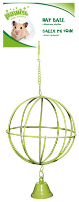 Pawise Heuball, mit Glocke, für Nagetiere, Ø 10 cm