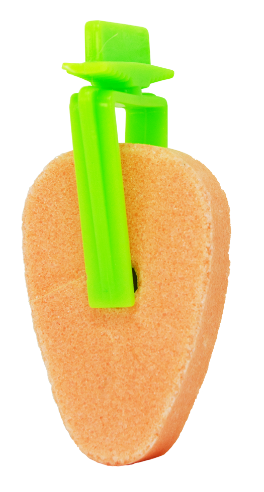 Pawise Nagerspielzeug, Salzleckstein, Karotte, 6 cm, für Kleintiere